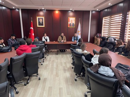 Gastronomi ve Mutfak Sanatları Bölümü Öğrencileri İle Toplantı